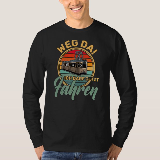Camiseta Tram model railroad dispatcher profession (Frente)