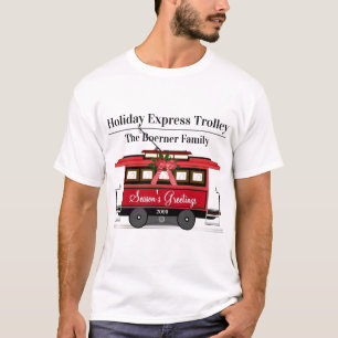 Camiseta Tram Trolley Streetcar, família de saudações da