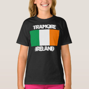 Camiseta Tramore, Irlanda, com bandeira irlandesa Kids