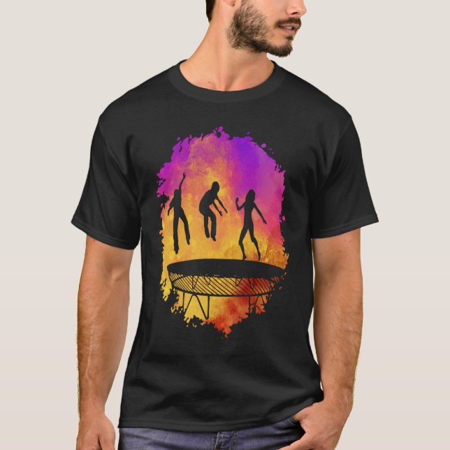 Camiseta Trampoline Jumping Trampoline Ginástica 10 (Frente)