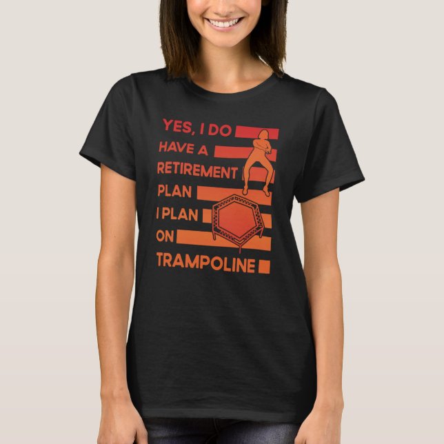 Camiseta Trampoline Jumping Trampoline Gymnastics  22 (Frente)