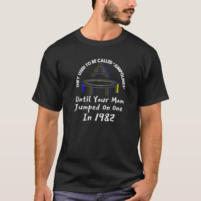 Camiseta Trampoline Jumpoline Sarcástico Humor Piada (Frente)