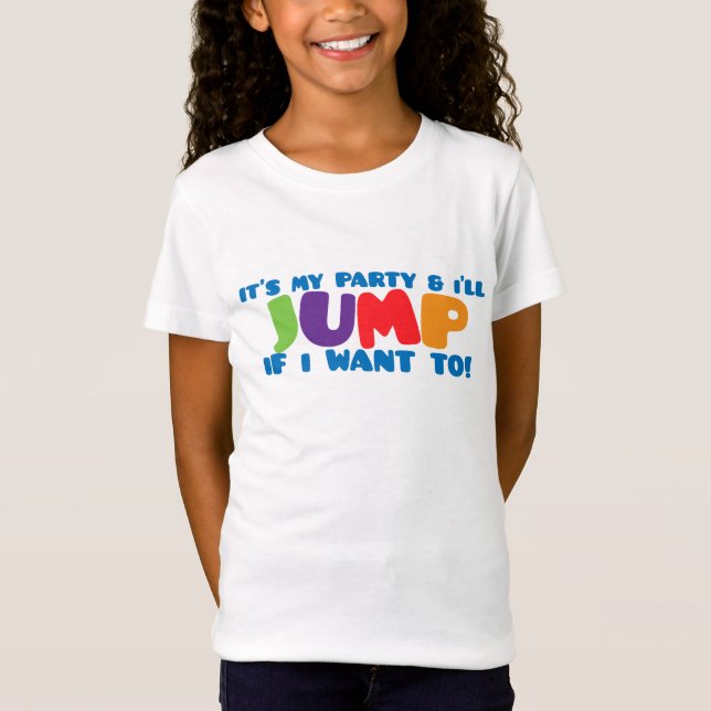 Camiseta Trampoline Salta Birthday T Shirt (Frente)