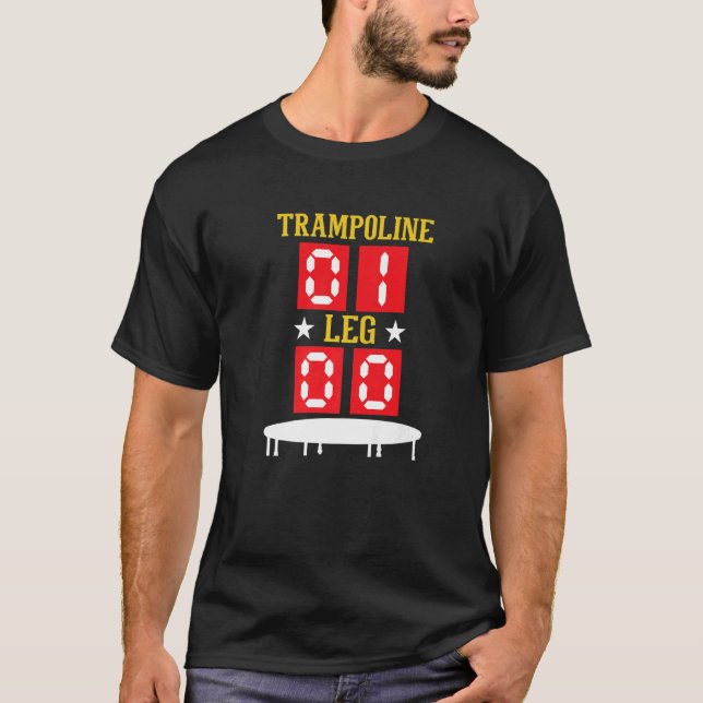Camiseta Trampoline Uma Perna Zero Perna Quebrada Trampolin (Frente)