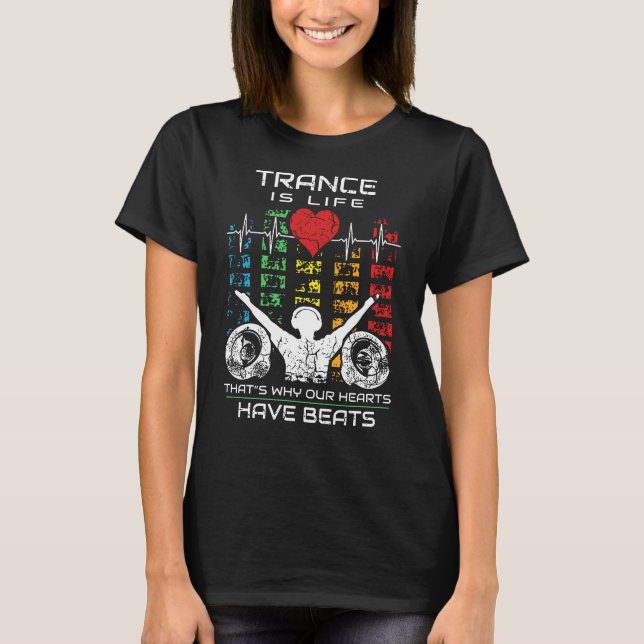 Camiseta Trance Edm Electronic Dance Music Dj (Frente)