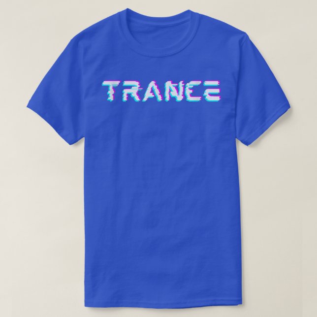 Camiseta TRANCE  EDM, Techno, Rave, Psytrance, Goa music  (Frente do Design)