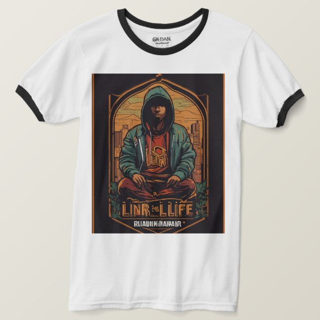 Camiseta trandy talk t shirt rocky (Frente do Design)