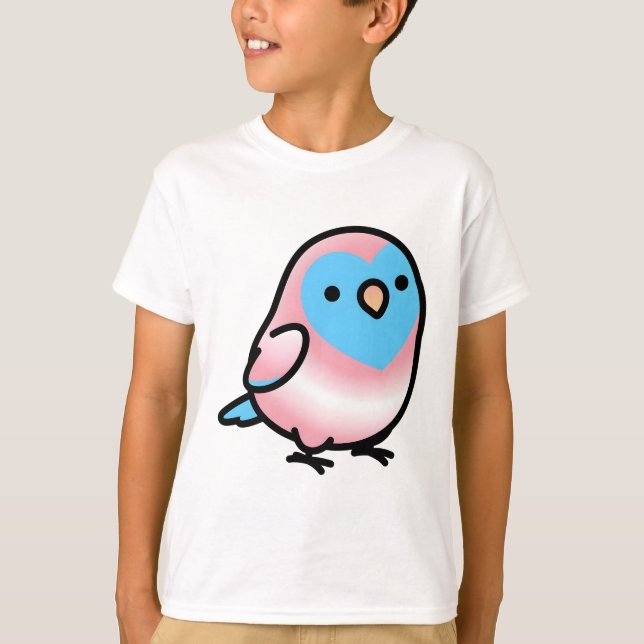 Camiseta Trangender LGBT+ Prioridade Lovebird (Frente)