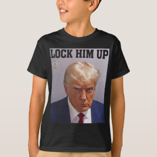 Camiseta Tranque-O Donald Trump Mug Shot T S Anti Trump G