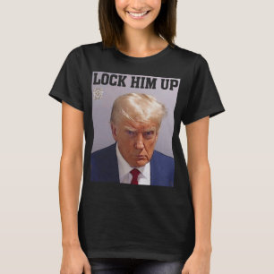 Camiseta Tranque-O Donald Trump Mug Shot T S Anti Trump G