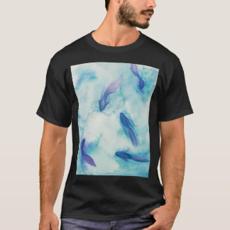 Camiseta Tranquil Blue Betta Watercolor