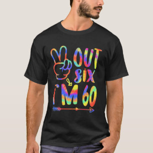 Camiseta Tranquilidade 60º Aniversário Tie Dye B-Day 60 Ano