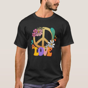 Camiseta Tranquilidade com o retro, fantasia hippie dos ano