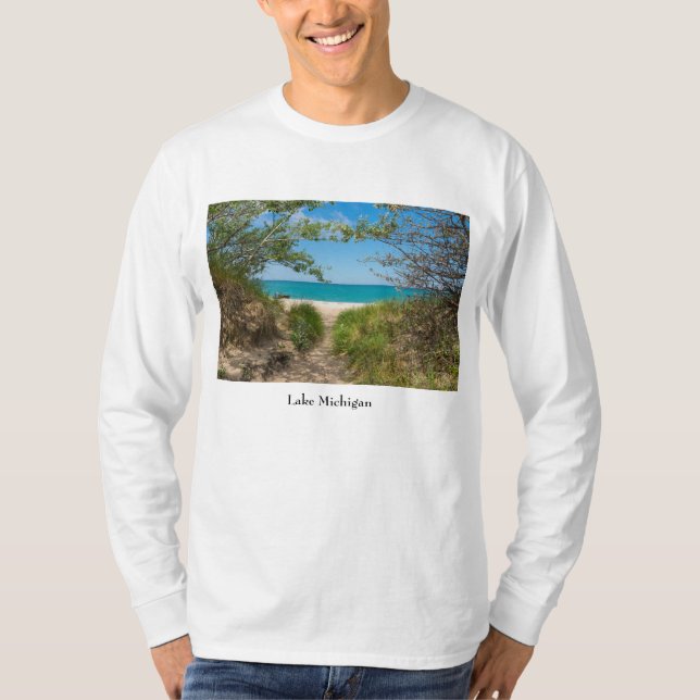 Camiseta Tranquilidade do Lago Michigan (Frente)