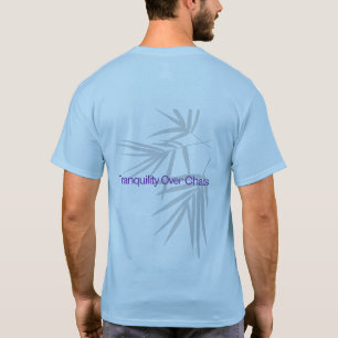 Camiseta Tranquilidade sobre o caos na paz interior