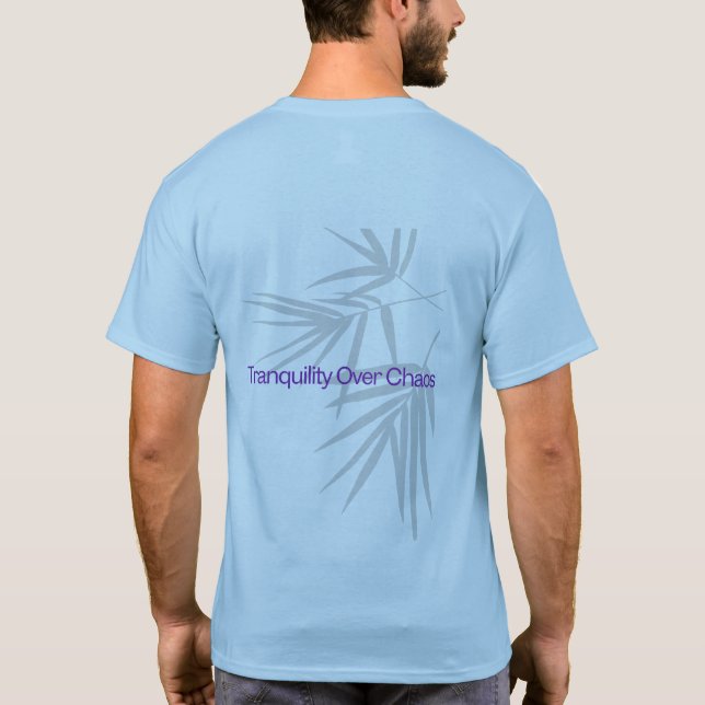 Camiseta Tranquilidade sobre o caos na paz interior (Verso)