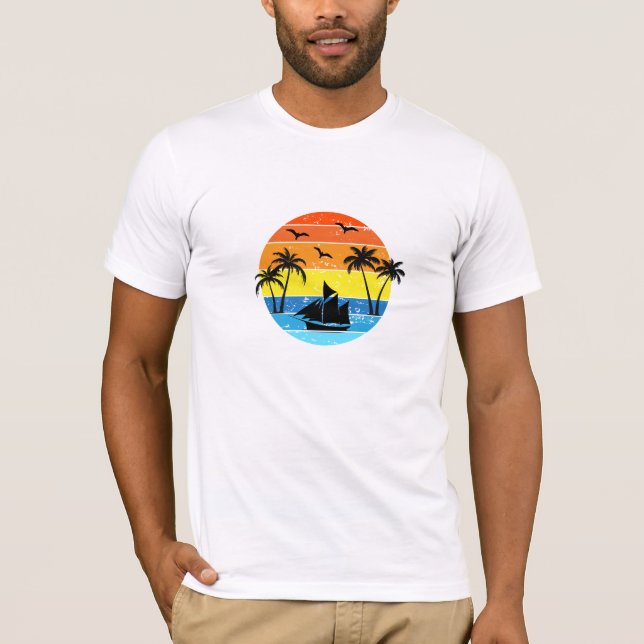 Camiseta Tranquilo Tropical  (Frente)