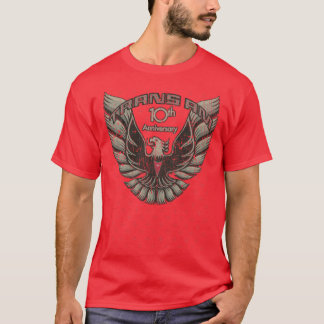 Camiseta Trans Am 10º Aniversário 1979 menino retrô família