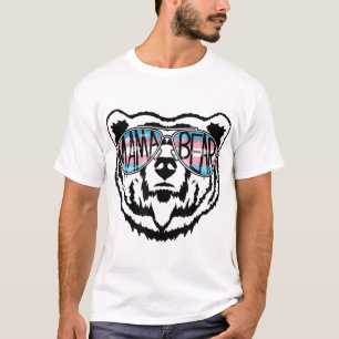Camiseta Trans Mama Ursa Orgulhosa Mãe Ally Transgender Rai