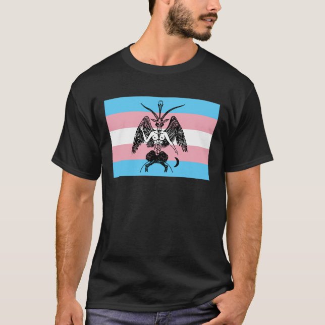 Camiseta Trans Pride Baphome (Frente)