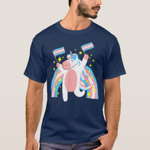 Camiseta Trans Pride Unicorn Transgender Pride T-Shirt
