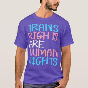 Camiseta Trans-right são os direitos humanos transgéneros L
