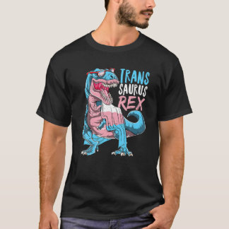 Camiseta Trans Surus Rex Allysaurus Dinosaur Transgender L