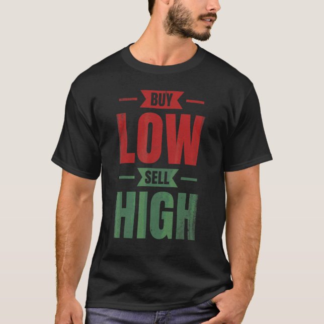 Camiseta Transações Elevadas De Venda De comprar Baixo Para (Frente)