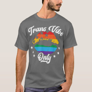Camiseta Transborda LGBTQ de Orgulho do Arco-Íris Trans Ape