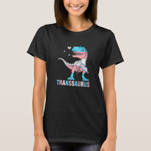 Camiseta Transbordo Transexual do Orgulho Dino Lgbt dos Din