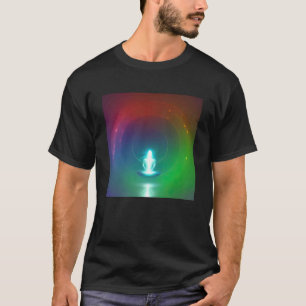 Camiseta Transcendente de Ioga Espiritual do Iluminismo de