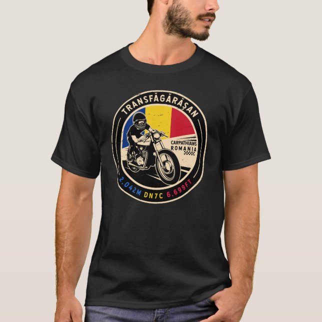 Camiseta Transfagarasan | Romênia | Motociclos (Frente)