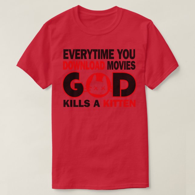 Camiseta Transferir filmes (Frente do Design)
