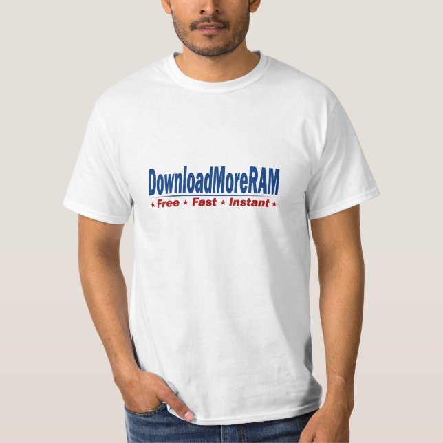 Camiseta Transfira mais RAM (Frente)