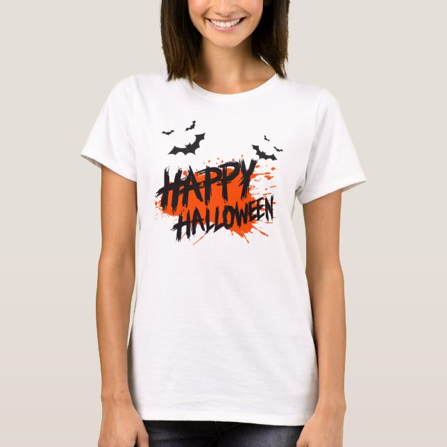 Camiseta Transform Your Halloween Style  (Frente)
