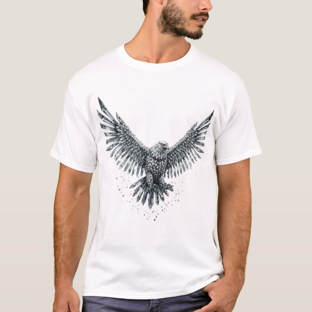 Camiseta Transformação de Águia Cristal (Frente)