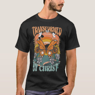 Camiseta Transformada Por Borboleta Cristo Cristã Jesus Fa