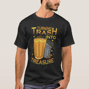 Camiseta Transformando Lixo em Tesouro Reciclando Lixo 2