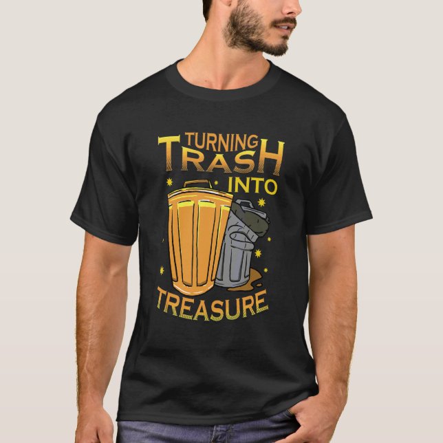 Camiseta Transformando Lixo em Tesouro Reciclando Lixo 2 (Frente)