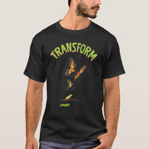 Camiseta Transformar Lagarta Em Borboleta Linda Butte