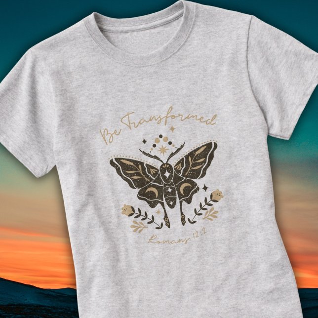 Camiseta Transformar Romanos 12:2 Christian Boho (Criador carregado)