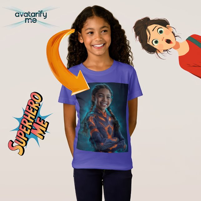 Camiseta Transforme-se em qualquer personagem (Criador carregado)