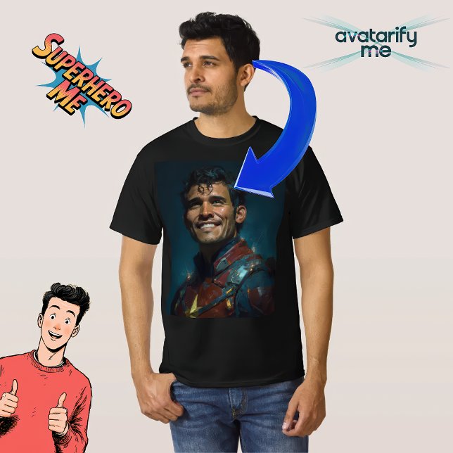 Camiseta Transforme-se em qualquer personagem (Criador carregado)