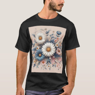 Camiseta Transforme Seu Espaço com Elegante Floral de Marga