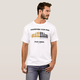 Camiseta Transforme seu grupo de xadrez do conselho da