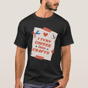 Camiseta Transformo café em Artesanatos