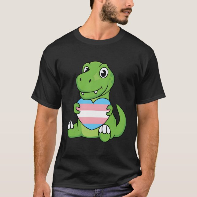 Camiseta Transgender Dino Transgender (Frente)