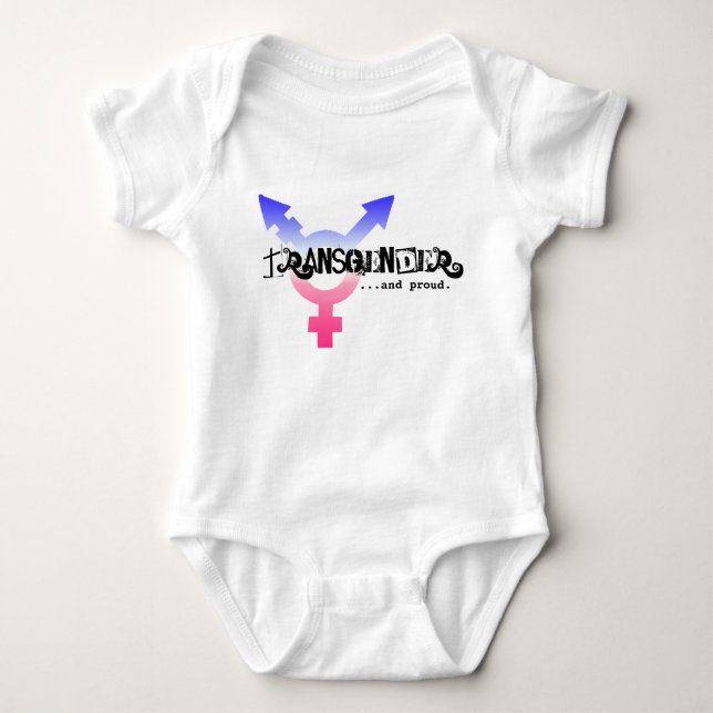 Camiseta "Transgender… e orgulhoso. " (Frente)