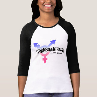 Camiseta "Transgender… e orgulhoso. "