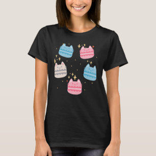 Camiseta Transgender Flag Cat Proprietário Lgbtq Queer Tran